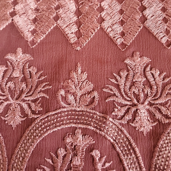 New 3 Piece Embroidered Chiffon Outfit - Picture 10 of 16